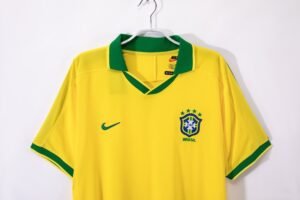 Retro  Brazil 1997 Home Yellow - Image 8