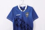Retro  Brazil 1996 Away Blue - Image 6
