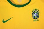 Retro  Brazil 2010 Home Yellow - Image 4