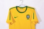Retro  Brazil 2010 Home Yellow - Image 5