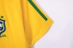 Retro  Brazil 2010 Home Yellow - Image 8