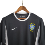 Retro  Brazil 2002 Goalkeeper Black - Image 5