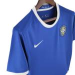 Retro  Brazil 2006 Away Blue - Image 5