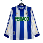 Retro Deportivo La Coruna 1999/2000 Home Long Sleeves