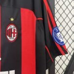 Retro 00/01 AC Milan Home with Patches S-XXL - Image 3