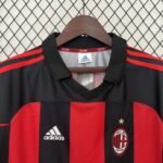 Retro 00/01 AC Milan Home with Patches S-XXL - Image 4