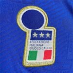 Retro  Italy 1994 Home Blue Long Sleeves - Image 4