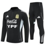 Argentina 2526 Half Zipper Training Suit Black