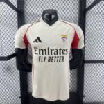 Player Version Benfica25/26 Away Beige White S-XXL