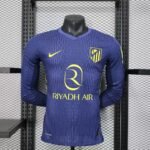 Player Version Atletico Madrid 25/26 Away Long Sleeves S-XXL