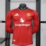 Player Version Man United 25/26 Home Long Sleeves S-XXL