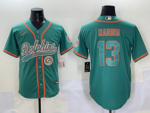 Miami Dolphins #13 Green