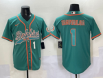 Miami Dolphins #1 Green - Image 6