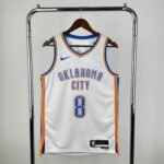 23 Season Oklahoma City Thunder White No.8