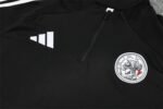 Adult/ Kids Ajax Black Half Zipper Training Suit 801 - Image 5