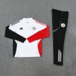 Adult/ Kids Ajax White Half Zipper Training Suit 801 - Image 3
