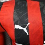 Player Version AC milan 25/26 Home Long Sleeves S-XXL - Image 4