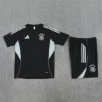 Adult/ Kids Germany Short Sleeves Training suit Black