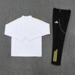Adult/ Kids Juventus Half Zipper Training Suit White - Image 4