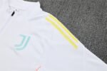 Adult/ Kids Juventus Half Zipper Training Suit White - Image 8