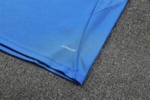 Adult/ Kids Real Madrid Half Zipper Training Suit Blue - Image 9