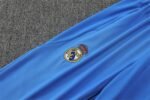 Adult/ Kids Real Madrid Half Zipper Training Suit Blue - Image 13