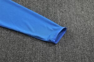 Adult/ Kids Real Madrid Half Zipper Training Suit Blue - Image 14