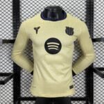 Player Version Barcelona 25/26 Away Long Sleeves S-3XL