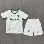 Kids Sporting Lisbon 25/26 White Away 16-28