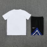 Short Sleeves Inter Milan Training Suit White - Image 2