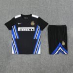 Short Sleeves Inter Milan Training Suit Black