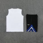 Sleeveless Inter Milan Training Suit White - Image 2