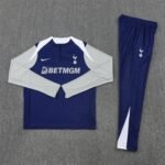 Tottenham Hotspur 25/26 half zipper Training Suit Blue 801 - Image 3