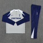 Tottenham Hotspur 25/26 half zipper Training Suit Gray 801 - Image 3