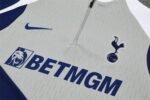 Tottenham Hotspur 25/26 half zipper Training Suit Gray 801 - Image 7
