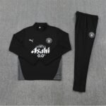 Man City 25/26 half zipper Training Suit Black 801 - Image 3