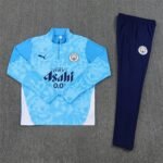 Man City 25/26 half zipper Training Suit Blue 801 - Image 3