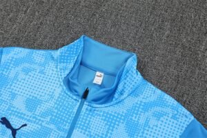 Man City 25/26 half zipper Training Suit Blue 801 - Image 7