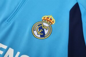 Real Madrid 05/06 half zipper Training Blue - Image 8