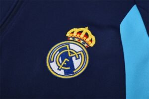 Real Madrid 05/06 half zipper Training Dark Blue - Image 8