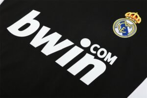 Real Madrid 08/09 half zipper Training Black - Image 7