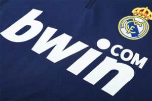 Real Madrid 09/10 half zipper Training Blue - Image 6