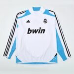 Real Madrid 12/13 half zipper Training White - Image 2