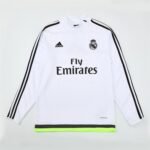 Real Madrid 15/16 half zipper Training White - Image 2