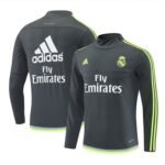 Real Madrid 15/16 half zipper Training Gray