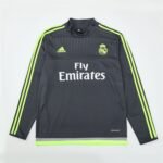 Real Madrid 15/16 half zipper Training Gray - Image 2