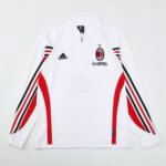 AC Milan 03/04 half zipper Training White - Image 2