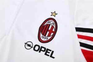 AC Milan 03/04 half zipper Training White - Image 7