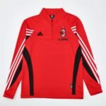 AC Milan 03/04 half zipper Training Red - Image 2