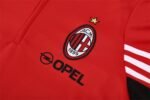 AC Milan 03/04 half zipper Training Red - Image 8